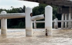 Biaya Perbaikan 3 Tiang Fender Jembatan Batanghari yang Rusak Ditabrak Kapal Rp15 Miliar