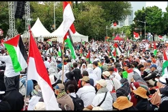 Aksi Bela Palestina, Orator: Setop Pembantaian, Selamatkan Gaza