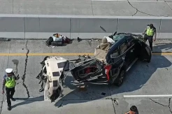Penampakan Mengerikan Mobil Pajero Ringsek Tabrak Truk di Tol Semarang-Batang