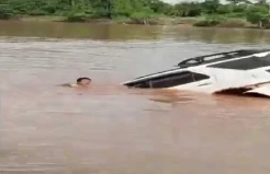 Fortuner Bawa Kapolsek Katingan Hulu Terjun ke Sungai, 1 Korban Tewas Tenggelam