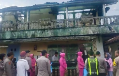 Kebakaran Hebat di Sukabumi, Anak Pemilik Rumah Terjebak Kobaran Api