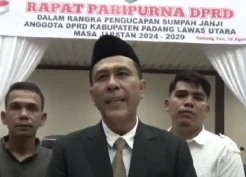 Dilantik Jadi Anggota DPRD, Ketua DPD Perindo Paluta Komitmen Majukan Daerahnya