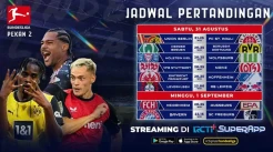 Jadwal Pertandingan Bundesliga Pekan Ke-2, Streaming di RCTI+ SuperApp