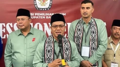 Partai Perindo Antar Pasangan Dadang-Ali Daftar ke KPU Kabupaten Bandung