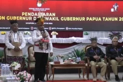 Diusung 17 Parpol, Mathius Fakhiri-Aryoko Rumaropen Daftar Pilgub Papua