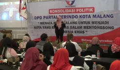 Dukung Pasangan Wahyu-Ali, Perindo Kota Malang Gelar Rapat Konsolidasi
