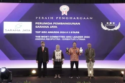 Komitmen Sarana Jaya Tingkatkan Kualitas Tata Kelola Mendapat Apresiasi