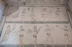 Mengejutkan, Mosaik Kuno Ungkap Wanita Roma Sudah Memakai Bikini