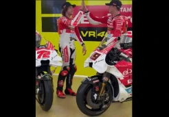 Motor Tim Valentino Rossi Pakai Livery Merah Putih di MotoGP Indonesia 2024, Netizen: Menyala Abangku!