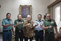 Sejumlah Jenderal TNI Temui Mantan Wapres Try Sutrisno, Ini yang Dibahas