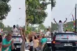Viral, Pria Sebar Uang...