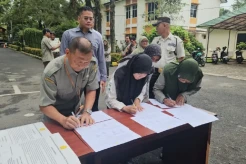 Dukung Program Presiden Prabowo, SMK-PP Kementan Gelar Pakta Integritas di Banjarbaru
