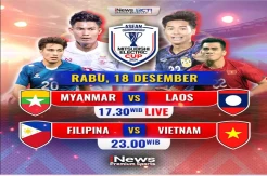 Live di iNews Piala AFF 2024, Myanmar vs Laos