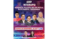 Babak Baru Politik Nasional di INTERUPSI Sengketa Pilkada Belum Mulai, Elite Parpol Tersangka Malam Ini bersama Anisha Dasuki, Bremana Tenaya, dan Narasumber Kredibel Lainnya, Live di iNews