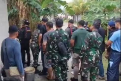 Detik-detik Anggota TNI Terkapar Ditembak Tentara Pecatan di Belitung