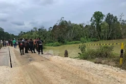 Truk Angkut Karyawan Masuk Sungai di Riau, 3 Tewas, 12 Hilang