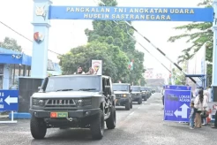 Penampakan Kirab Maung MV3 di Lanud Husein Sastranegara hingga Gedung Sate