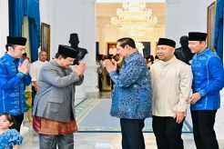 Momen Open House Prabowo...