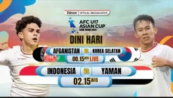 Saksikan Korea Selatan vs Afghanistan dan Indonesia vs Yaman di Piala Asia U-17 2025, Pukul 00.15 WIB di iNews!