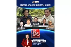 Saksikan The Prime Show Prabowo-Mega, PDIP: Kami Tetap Di Luar!  Malam Ini Bersama Dhiandra Mugni, Hanya di iNews
