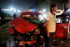Kecelakaan Mobil vs Truk Tangki di Mojokerto: Ibu Hamil Alami Patah Kaki, Evakuasi Berlangsung Dramatis