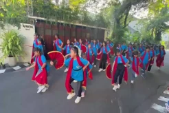 Jelang Hari Tari Sedunia, Rombongan Sanggar Tari dari Banyuwangi Sambangi Rumah Jokowi
