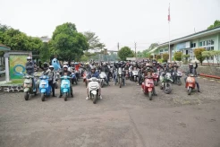 Peringati Hari Buruh, PLN EPI Gelar Touring Sosial dan Bantu Pesantren