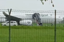 Dapat Ancaman Bom, 376 Jemaah Haji Penumpang Pesawat Saudi Airlines Dievakuasi di Kualanamu