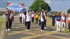 Hari Bhakti Adhyaksa, Kejari Banjarnegara Gelar Senam Bareng APH dan Pemda