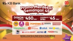 Rayakan HUT ke-80 RI, KB Bank Beri Promo Semangat 45 untuk Nasabah