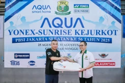 Sukses Digelar, AQUA Yonex Sunrise Dukung Lahirnya Atlet Bulu Tangkis Indonesia