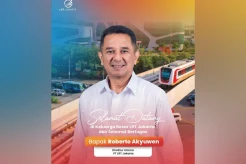 Gantikan Hendri Saputra, Mantan Kepala OJK Jabodebek Roberto Akyuwen Jadi Dirut LRT Jakarta