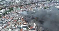 100 Rumah di Permukiman Padat Taman Sari Ludes Terbakar, Damkar: Terjadi Lompatan Api