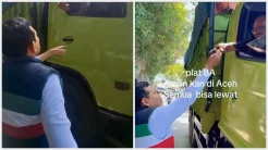 Perang Dingin Pelat Nomor: Aksi Wagub Aceh Beri Uang Makan Sopir Truk Sumbar Sindir Keras Kebijakan Bobby Nasution