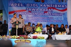 Pimpin Apel Ojol Kamtibmas...