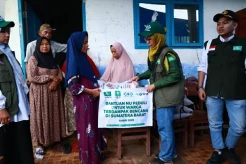 Terobos Lokasi Bencana Sumatra, Tim NU Peduli Hadir Salurkan Bantuan