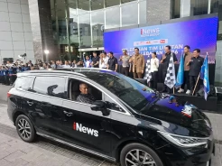 AHY Hadiri Pelepasan Tim Mudik Lebaran 2026 iNews Media Group
