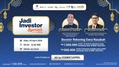 H-2 Webinar Jadi Investor Syariah, Amankan Slot Anda!