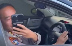 Polisi Berpangkat AKBP yang Merokok Sambil Nyetir Langsung Diperiksa Propam Polda Kalsel