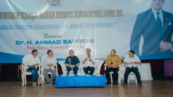Reses di Jakbar, Sahroni Ingatkan Warga untuk Biasakan Selesaikan Konflik Lewat Jalur Hukum