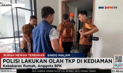 Olah TKP Rumah Anggota BPK Haerul Saleh, Polisi Temukan Cairan Diduga Penyebab Kebakaran
