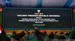 Prabowo Beri Taklimat kepada 1.000 Perwira Siswa TNI dan Polri di Seskoad Bandung