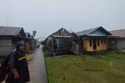 Puluhan Rumah di Banjar Kalsel Rusak Diterjang Hujan Deras Disertai Angin Kencang