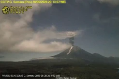 Gunung Semeru Erupsi, Luncurkan Awan Panas Guguran Sejauh 2.500 Meter