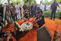 Pemakaman Militer Ryamizard Ryacudu Berlangsung Khidmat, Sjafrie Jadi Inspektur Upacara