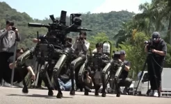 Taiwan Luncurkan Robot Anjing Bersenjata untuk Berbagai Misi