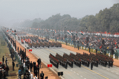 Gladi Bersih Parade Hari Republik India di Tengah Pandemi