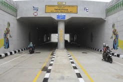 Uji Coba Terowongan Bulak Kapal Bekasi