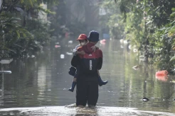 Banjir Rendam Permukiman di Perumahan Jaka Kencana Bekasi