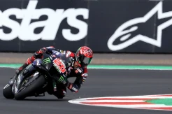 Aksi Pembalap MotoGP Adu Cepat Pada Kualifikasi MotoGP Mandalika 2022